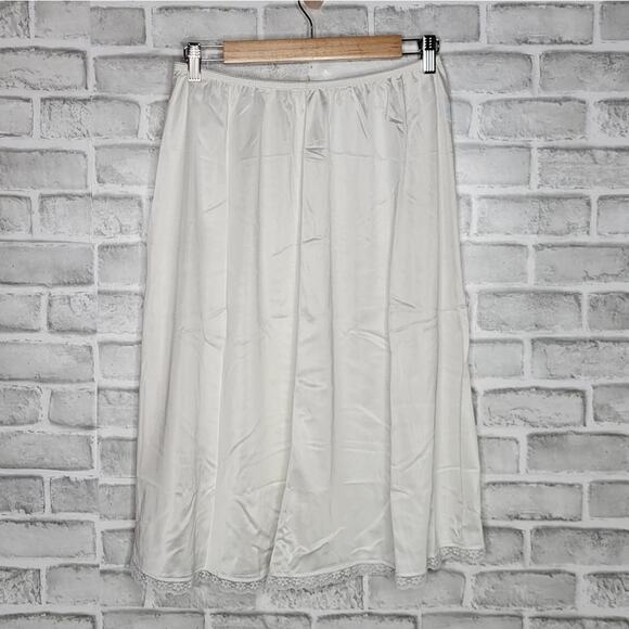 Vintage Briar Creek Volup Half Slip - white, size 1x - Picture 1 of 8